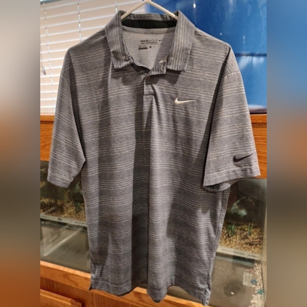 NIKE Golf Tour Performance McIlroy / Scheffler Dri-Fit Polo Shirt Sz. Medium